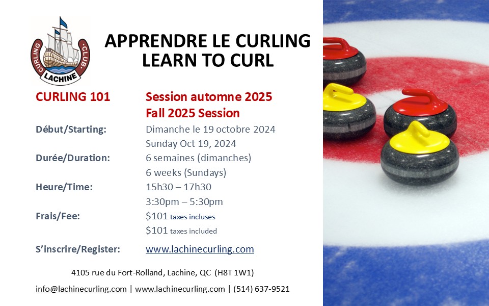 Curling 101 Poster Fall 2025 EN FR